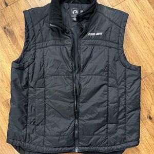 Can-Am Black Puffer Vest